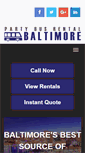 Mobile Screenshot of partybusrentalbaltimore.com